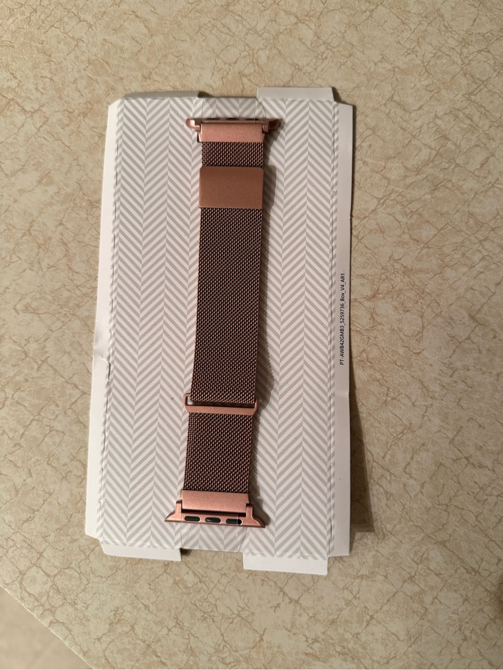 Rose Gold Milanese Loop Stainless Steel Watch Band - Men Accessories